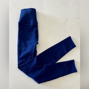 Fabletics SculptKnit Leggings, Royal Blue, Size S